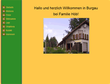 Tablet Screenshot of fewo-burgau.de